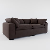 plush dark brown sofa web   