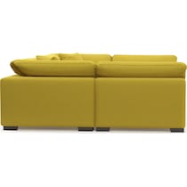 plush gold sectional   