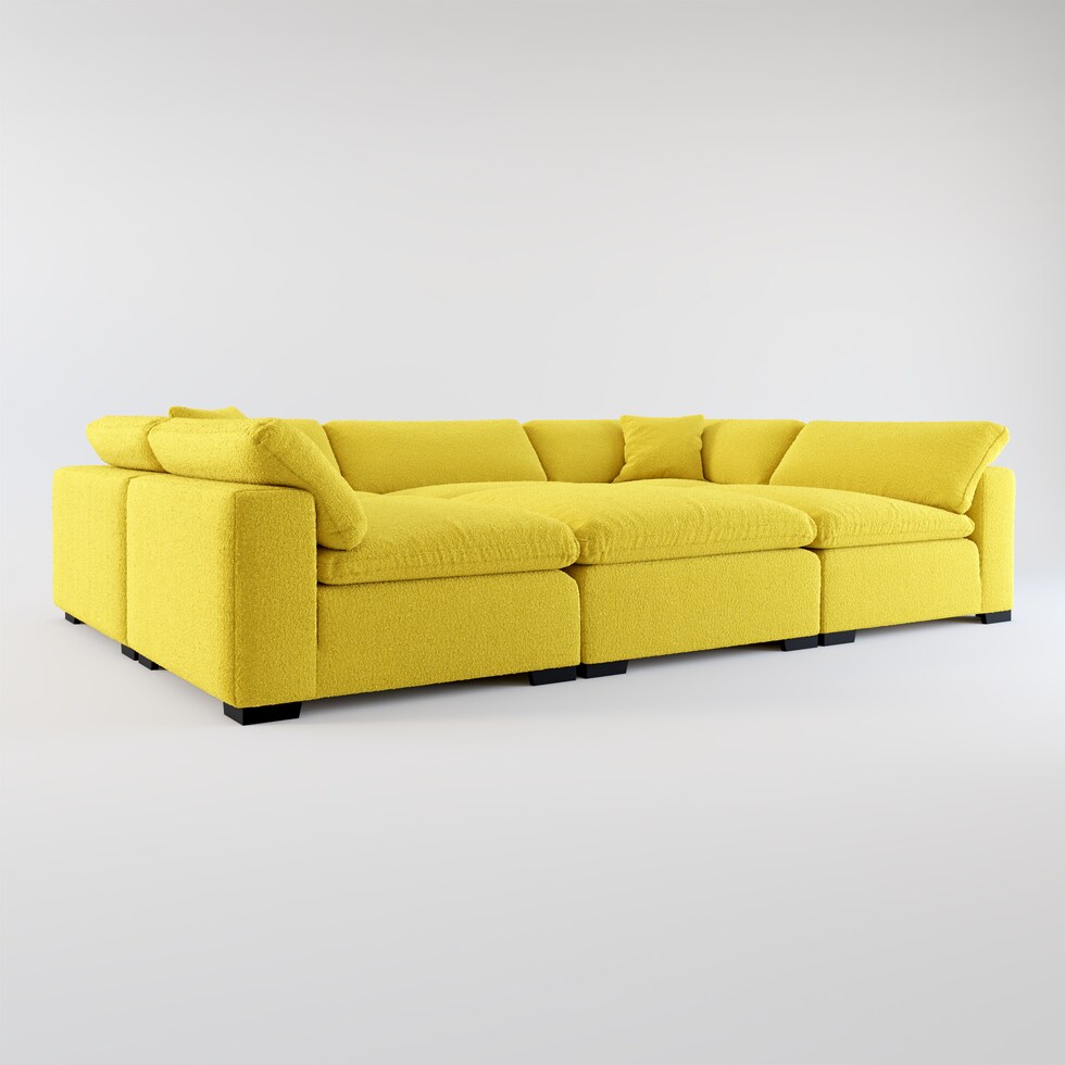 plush gold sectional web   