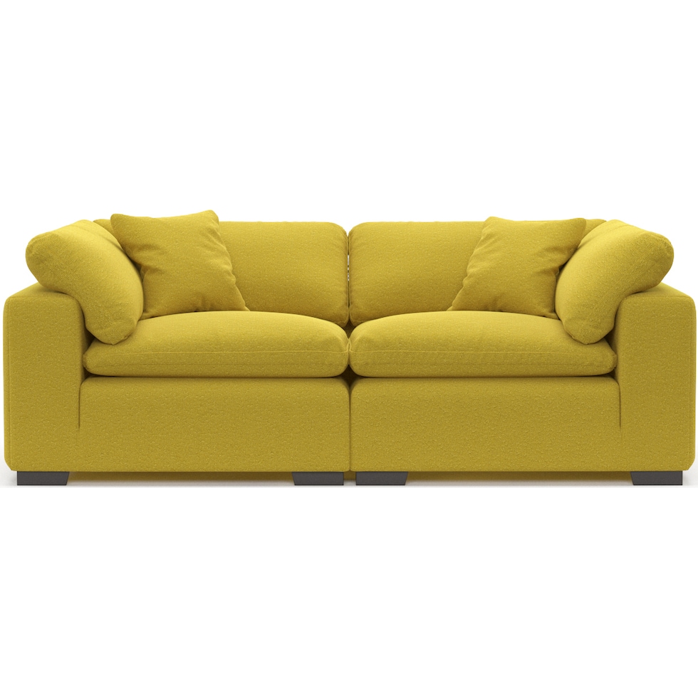 plush gold sofa   