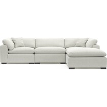plush gray  pc living room   