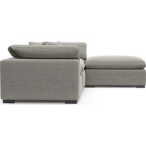 plush gray  pc living room   