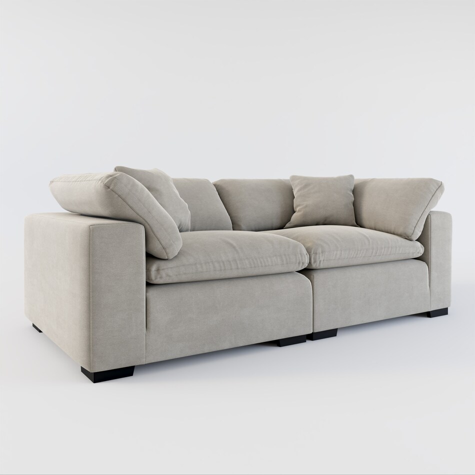 Plush 2Piece Sectional Value City Furniture