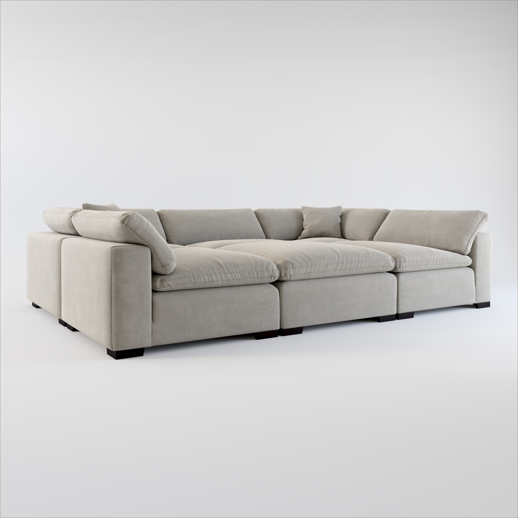 Value city outlet plush sofa