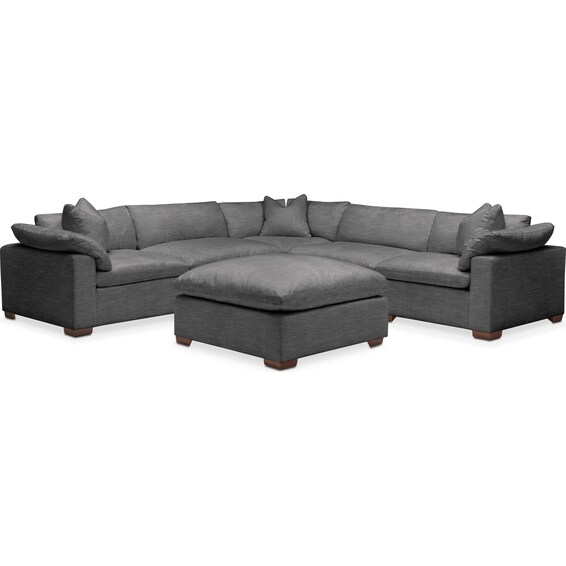 Plush 5Piece Sectional Value City Furniture