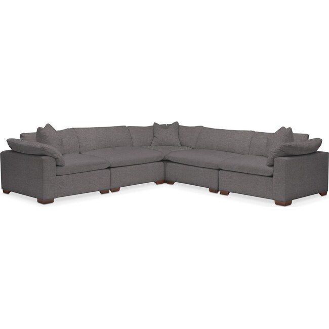 Living Room Furniture - Plush Performance 5-Piece Sectional