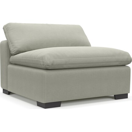 Plush Core Comfort Armless Chair - Dudley Gray