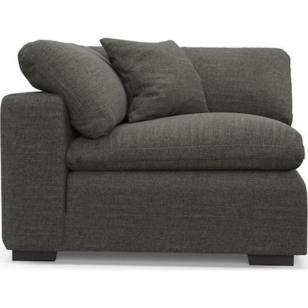 Plush Core Comfort Corner Chair - Curious Charcoal