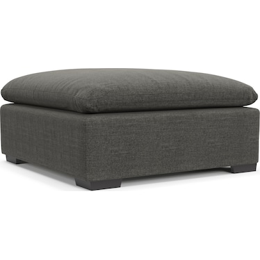 Plush Ottoman