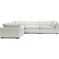 plush gray sectional   