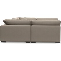 plush gray sectional   