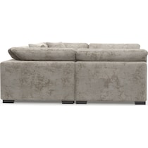 plush gray sectional   