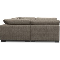 plush gray sectional   