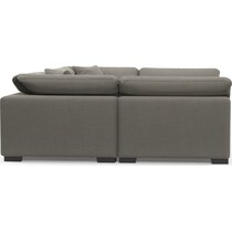 plush gray sectional   
