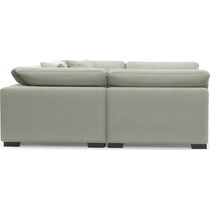 plush gray sectional   