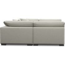 plush gray sectional   