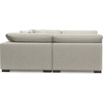 plush gray sectional   
