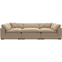 plush gray sectional   