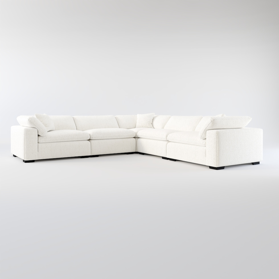 plush gray sectional web   
