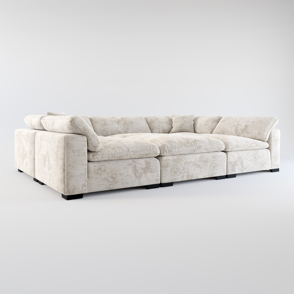 plush gray sectional web   
