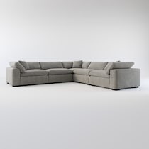 plush gray sectional web   