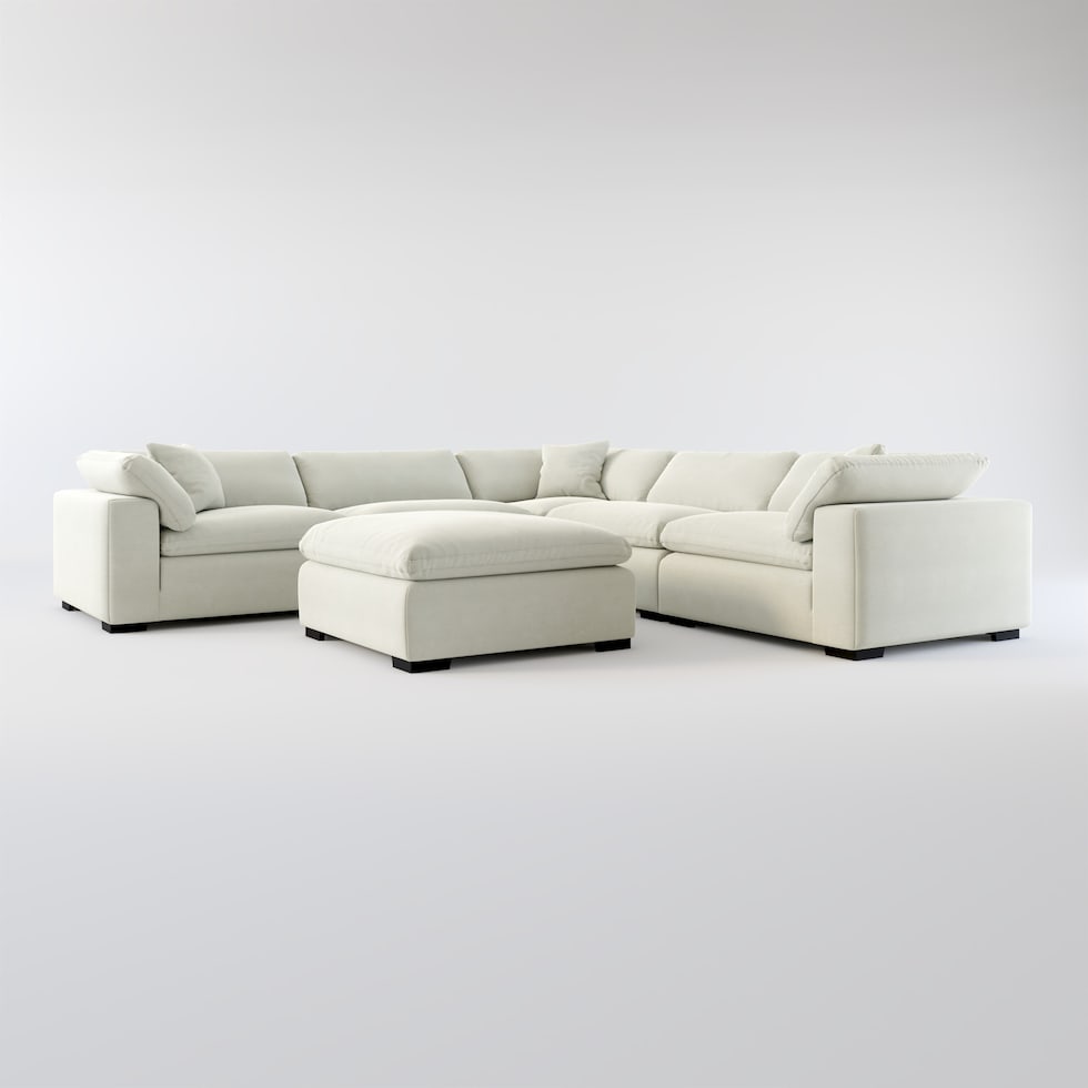 plush gray sectional web   