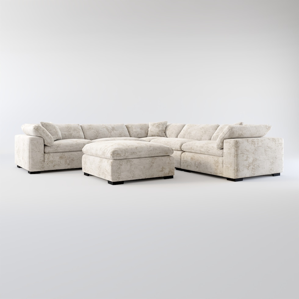 plush gray sectional web   