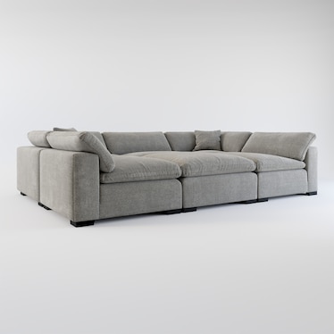 Plush 6-Piece Pit Sectional