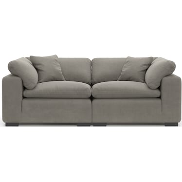 Plush Feathered Comfort 2-Piece Sofa - Abington Fog