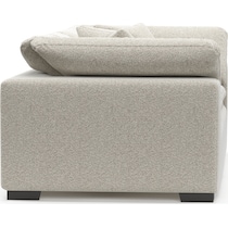 plush gray sofa   