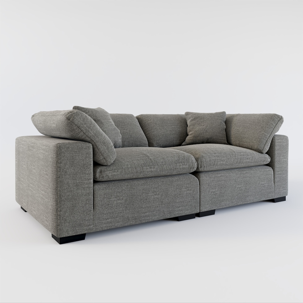 plush gray sofa web   