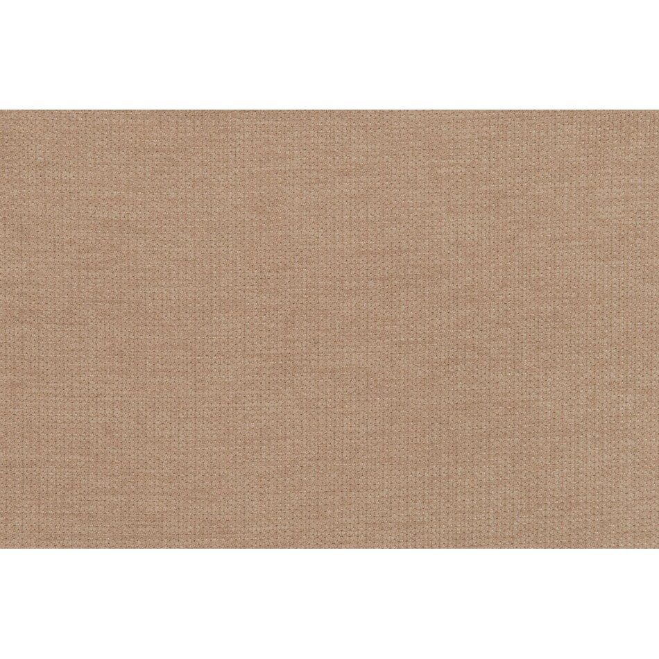 plush light brown ottoman   