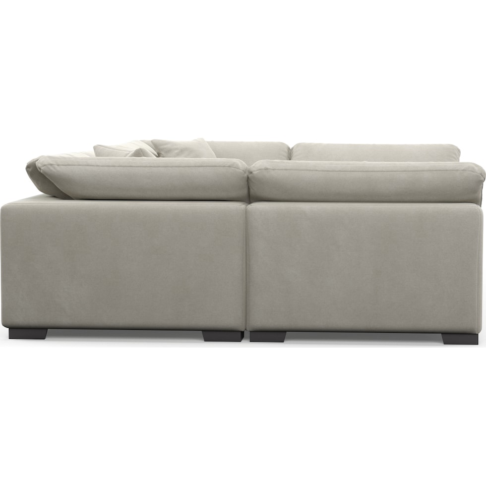 plush light brown sectional   