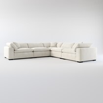 plush light brown sectional web   