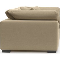 plush light brown sofa   