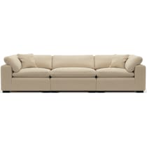 plush neutral sofa   