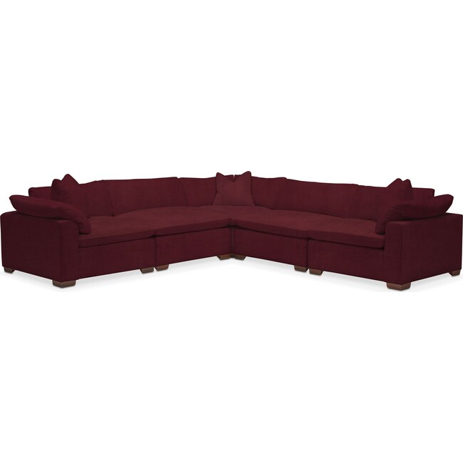Living Room Furniture - Plush 5-Piece Sectional