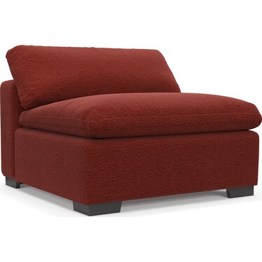 Plush Armless Chair