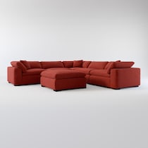 plush red sectional web   