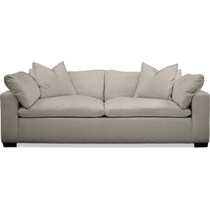 plush synergy oatmeal sofa   