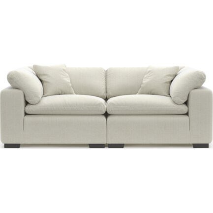 Plush Feathered Comfort 2-Piece Sectional - Anders Ivory