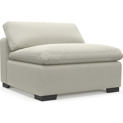 Plush Core Comfort Armless Chair-Anders Ivory