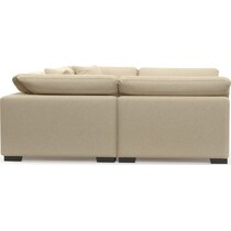 plush white sectional   