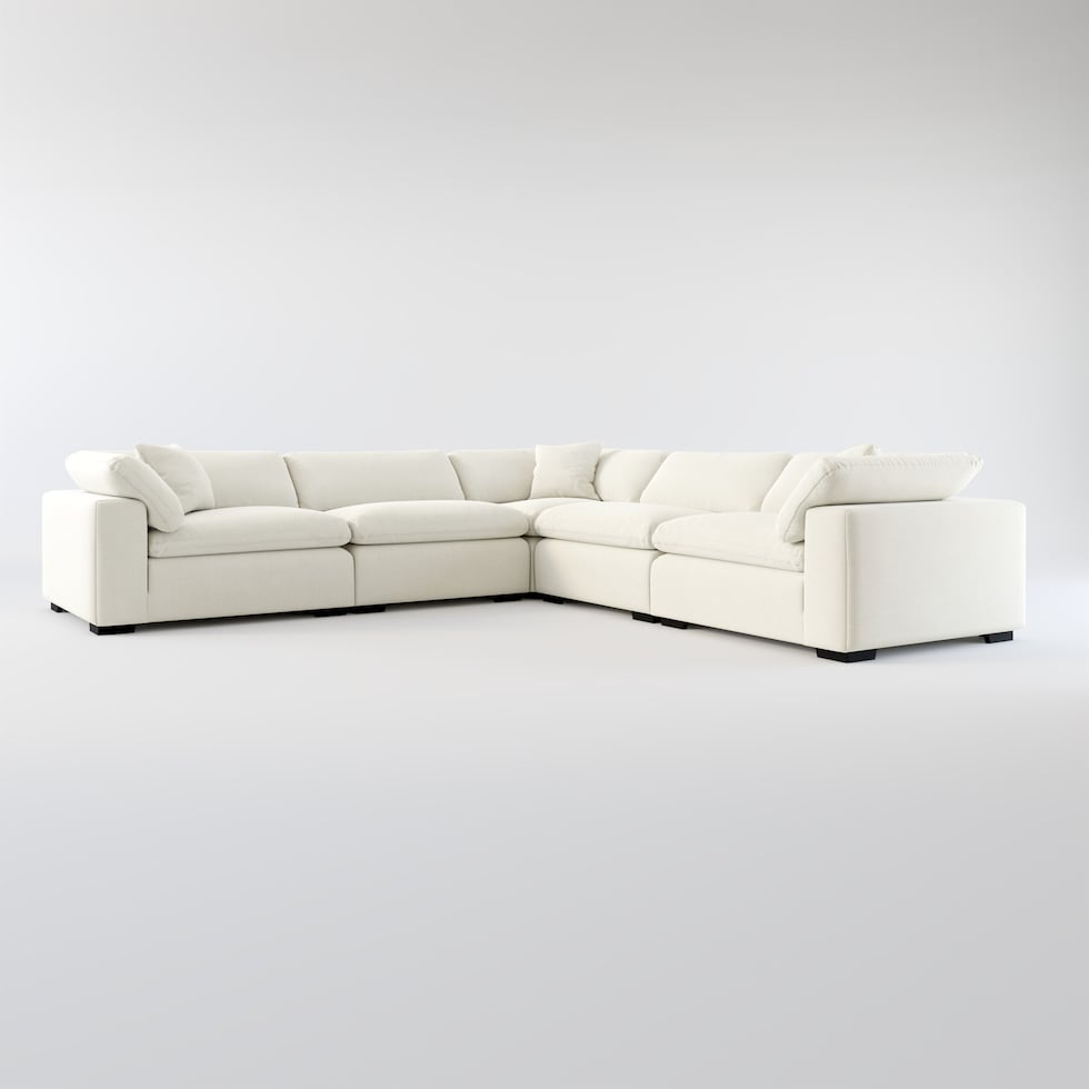 plush white sectional web   