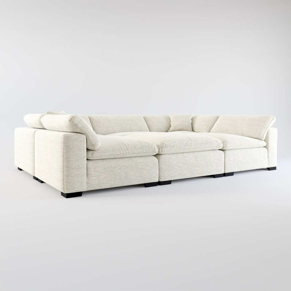 plush white sectional web   