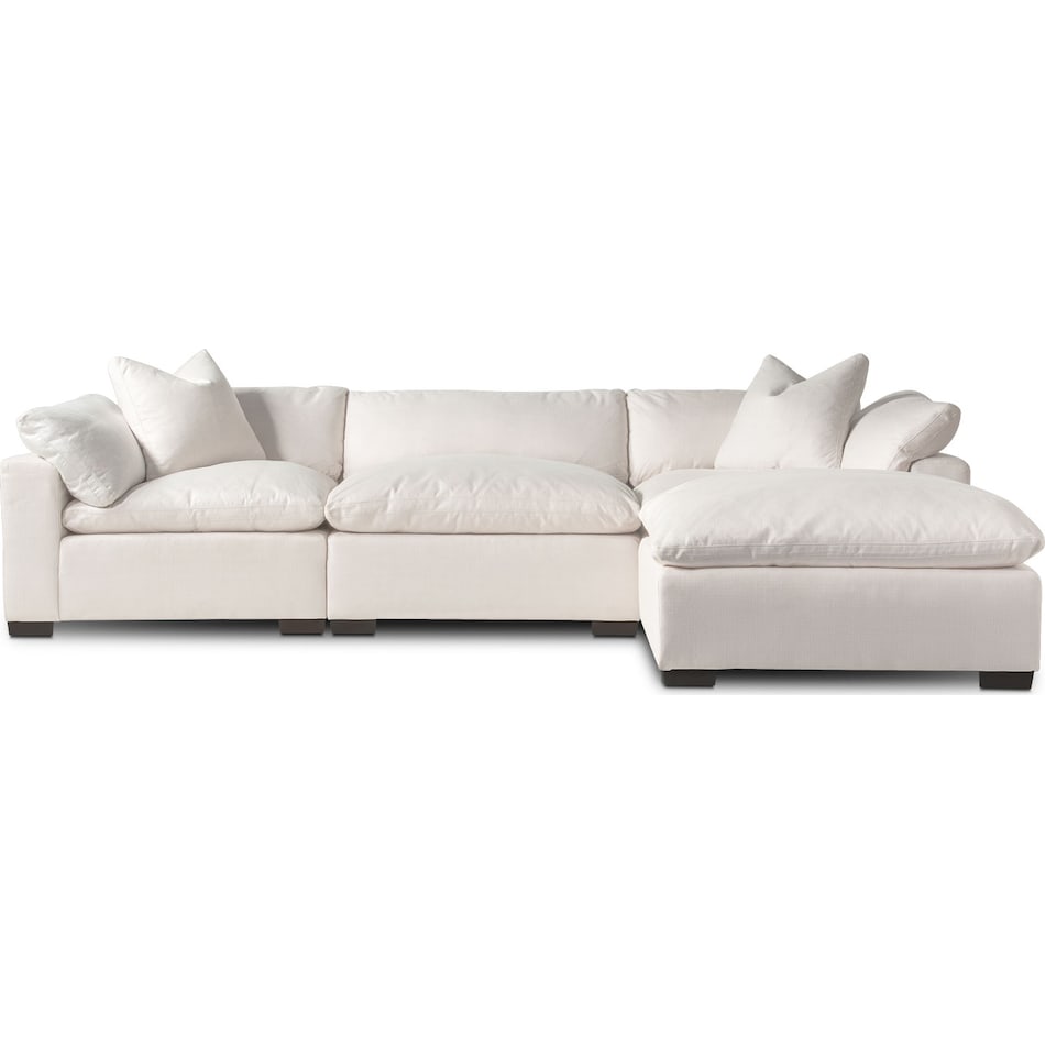 Plush 3Piece Sofa and Ottoman Value City Furniture