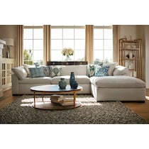 Plush 3-Piece Sofa and Ottoman | Value City Furniture