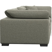 plush white sofa   