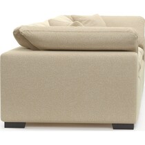 plush white sofa   
