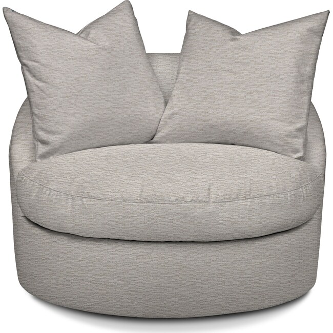 Plush Swivel Chair Value City Furniture and Mattresses